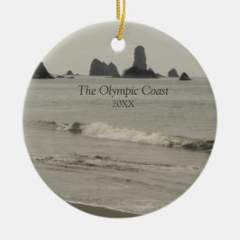 Das olympische Küstenmeer-Foto Keramik Ornament