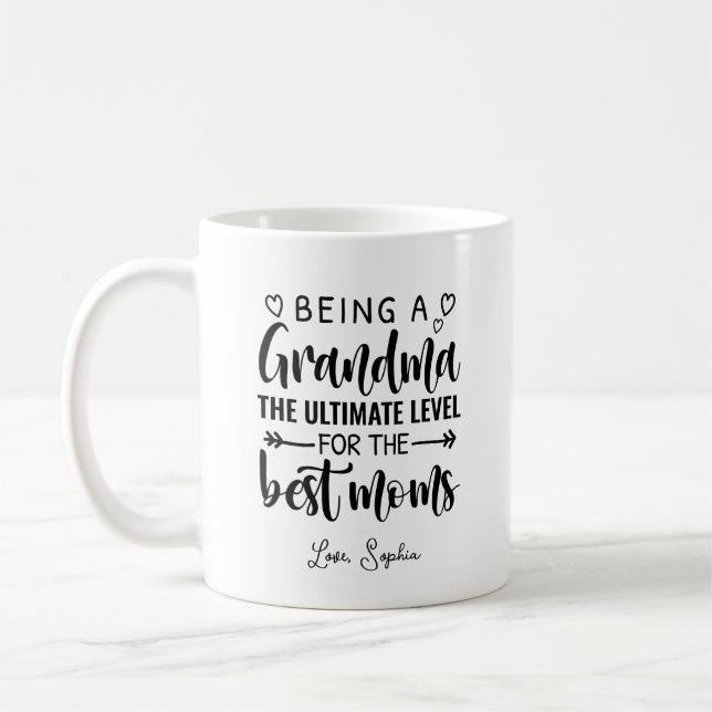 Das Oma der letzten Stufe zu sein Kaffeetasse (Links)