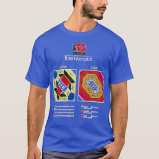 Das Omni Kolosseum in Atlanta Seating Chart 3 TShi T-Shirt