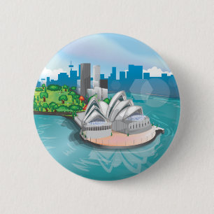 Das Opernhaus von Sydney Button