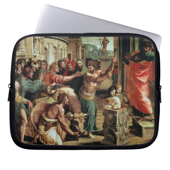 Das Opfer bei Lystra (Cartoon für das Sistine C Laptopschutzhülle (Vorderseite)
