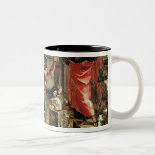 Das Opfer bei Lystra (Cartoon für das Sistine C Zweifarbige Tasse