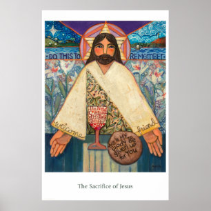 Das Opfer des neuen Posters Jesu Poster