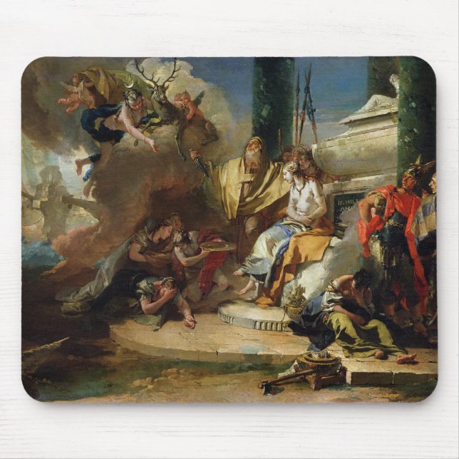 Das Opfer von Iphigenia Mousepad (Vorne)