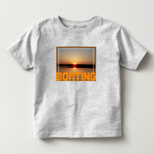Das orangefarbene Design der Sonnenuntergänge Kleinkind T-shirt