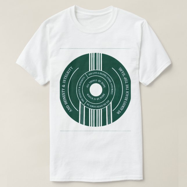 Das Orbit Stripe Tee (Design vorne)