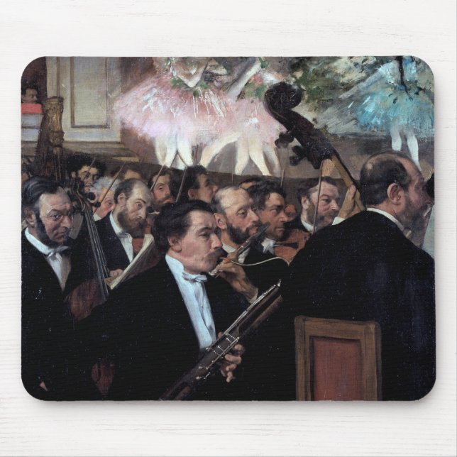 Das Orchester an der Oper, Edgar Degas Mousepad (Vorne)