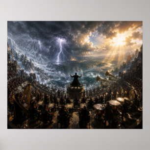 Das Orchester, das das Wetter kontrolliert Poster