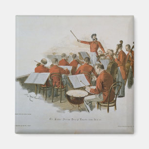 Das Orchester Johann Strauss an einem Magnet