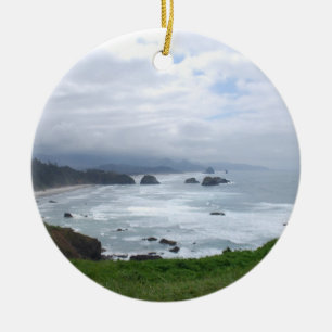 Das Oregon-Küsten-Wetter Keramikornament