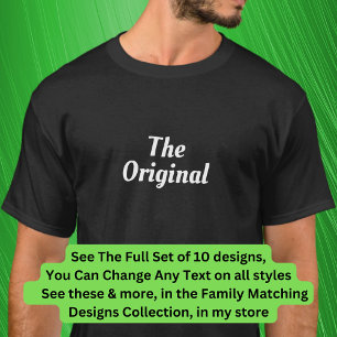 Das Original, der Remix, etc. passende Musik T-Shirt