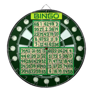 Das originelle Bingo Dartscheibe