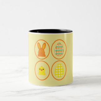 Das Ostergalerie-Mug Zweifarbige Tasse