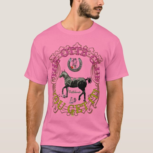 das OTTB CLUB THISTLEBROOK LOGO T SHIRT (Vorderseite)