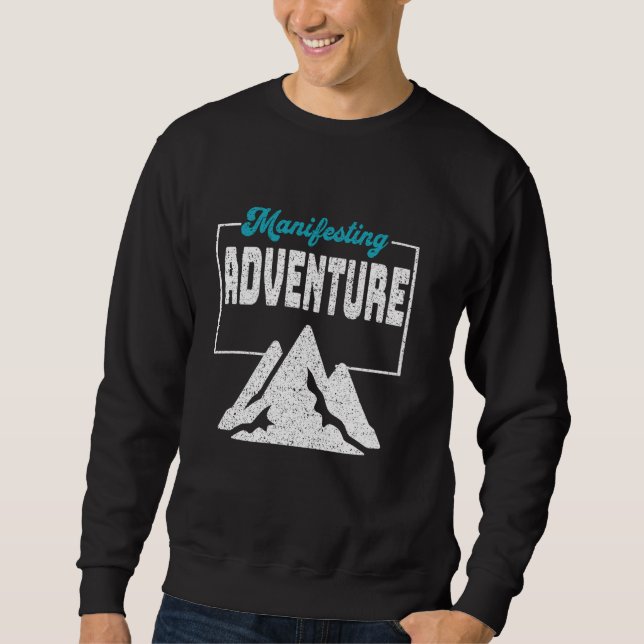 Das Outdoor-Erlebnis mit Manifesting Adventure Sweatshirt (Vorderseite)