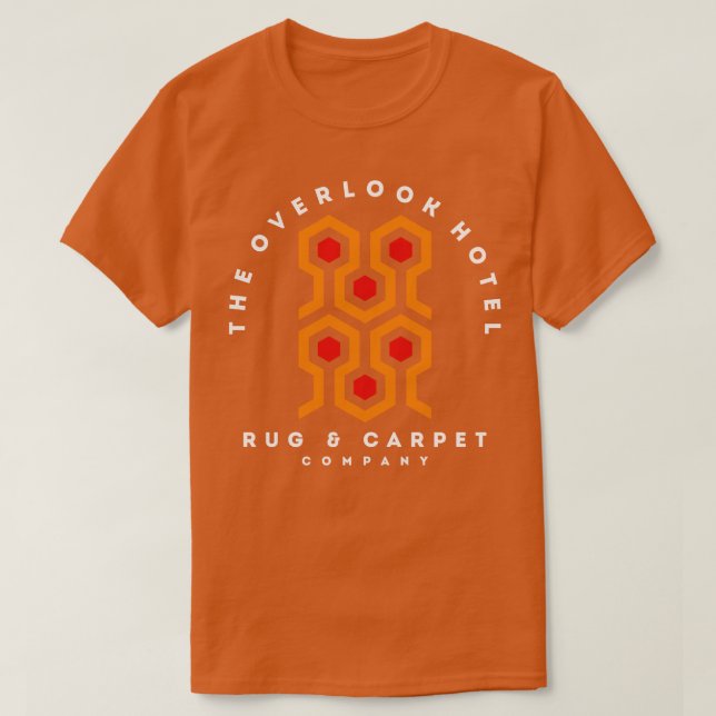 Das Overlook Hotel Rug pert Company ist modern Vin T-Shirt (Design vorne)