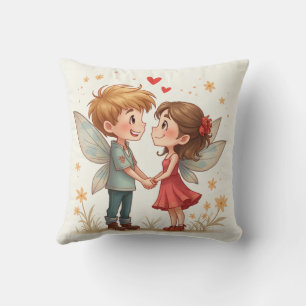 Das Paar Liebe Feenpillows Kissen