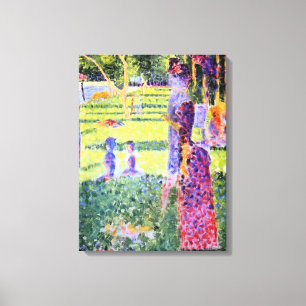 Das Paar von Georges Seurat, Vintage Pointillismus Leinwanddruck
