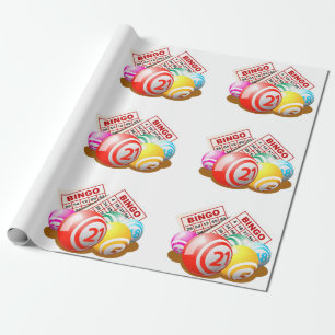 Das Packpapier des Bingospielers