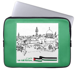 Das palästinensische Erbe und die Hoffnung: Wir we Laptopschutzhülle