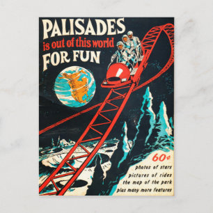 Das Palisades Vintage-Plakat Postkarte