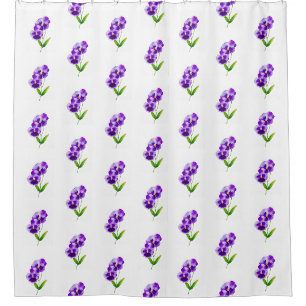 "Das Pansy-Party" auf einem Duschvorhang (II)