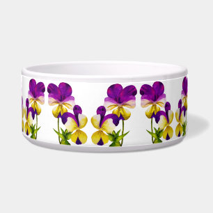 "Das Pansy-Party" auf einem Salat, der Bowl servie Napf