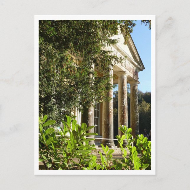 Das Pantheon auf der Postkarte von Stourhead (Vorderseite)