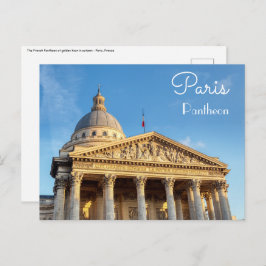Das Pantheon in Paris, Frankreich Postkarte