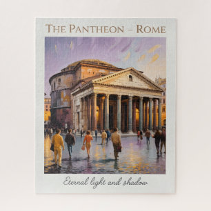 Das Pantheon Rom Italien Aquarell Vintage Reise