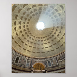 Das Pantheon, Rom, Italien Design Foto Print Poster