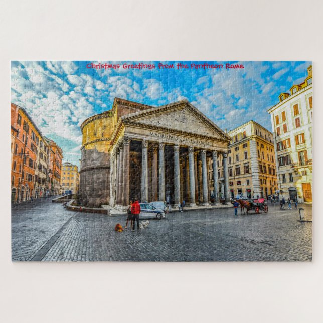 Das Pantheon Rome Italy Jigsaw Puzzle (Horizontal)