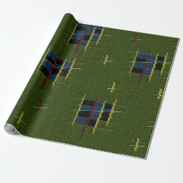 Das Papier der Olivenzweigstelle Geschenkpapier