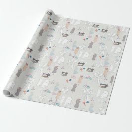 Das Papier des Modedesigners Wrapping Paper Geschenkpapier