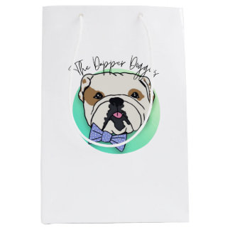 Das Papiertüpfelpapier zum Thema "Dapper Hoggies" Mittlere Geschenktüte