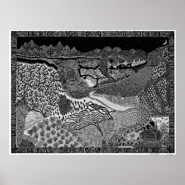 Das Paradies-Poster von Recluse Poster (Vorne)