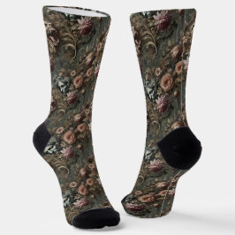 Das Paradoxon des Fahrers - Gotische Tapisserie Socken