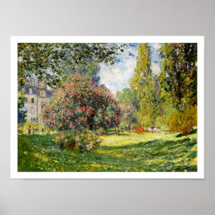 Das Parc Monceau durch Claude Monet Poster