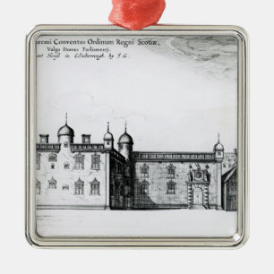 Das Parlament bringen in Edinburgh unter Silbernes Ornament