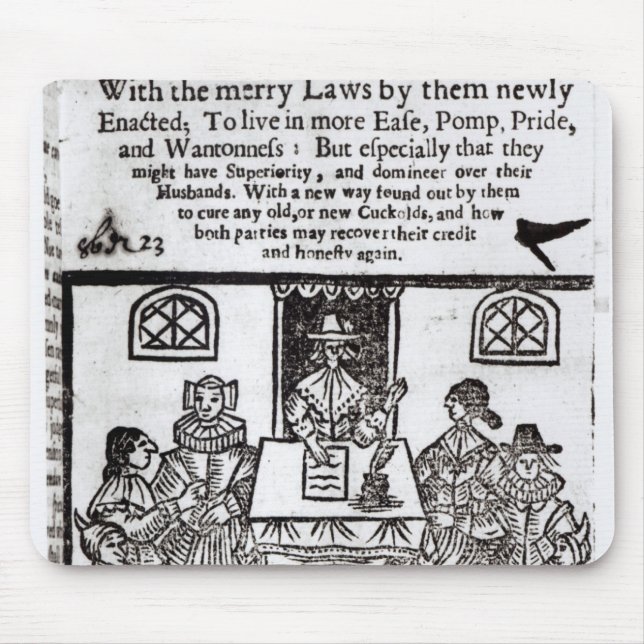 Das Parlament der Frauen, 1656 Mousepad (Vorne)