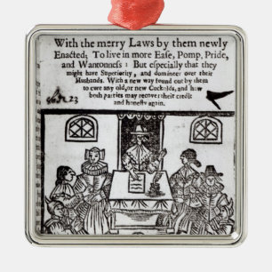 Das Parlament der Frauen, 1656 Ornament Aus Metall