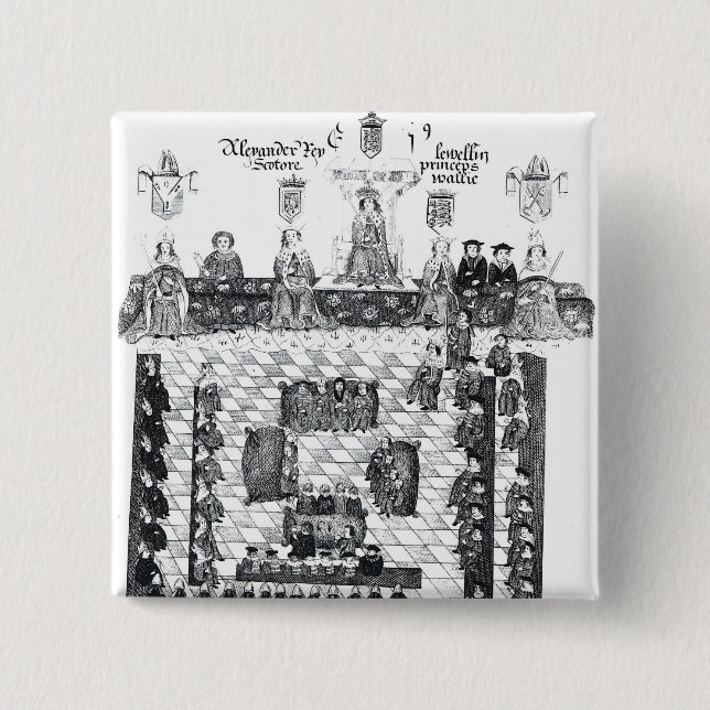 Das Parlament von Edward I Button (Vorderseite)