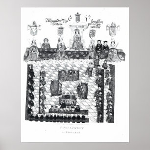 Das Parlament von Edward I Poster