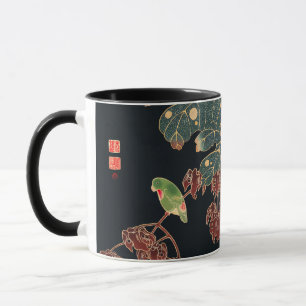 Das Paroquet der japanischen Vogelkunst von Ito Ja Tasse