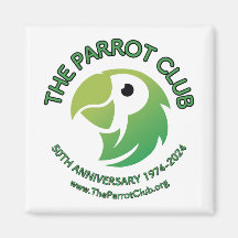 Das Parrot Club 50-jährige Jubiläumsmagnet