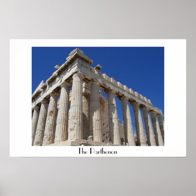 Das Parthenon Poster (Vorne)