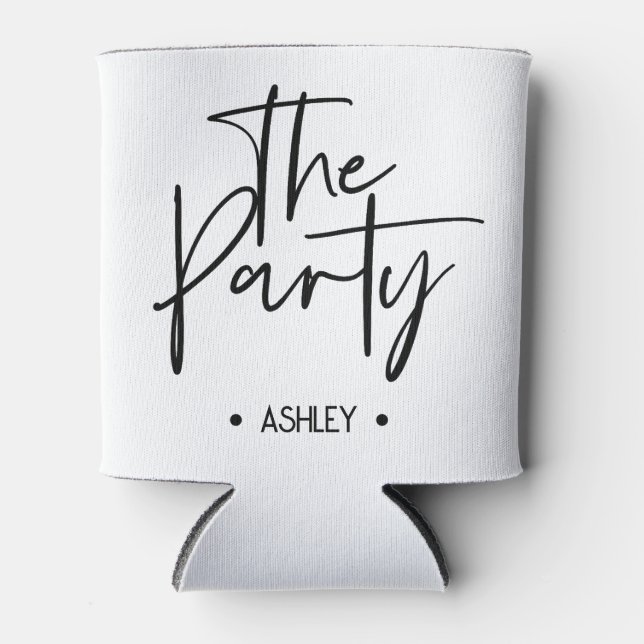 Das Party Bachelorette kann Personalisiert kühlen Dosenkühler (Vorderseite)