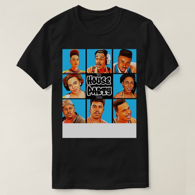 Das Party des Hauses schluckt lange T-Shirt (Design vorne)