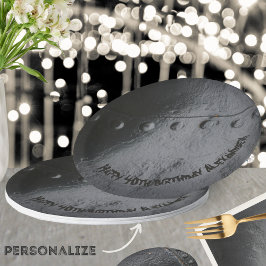 Das Party eines Mannes im Stile eines Schwarzen Me Pappteller