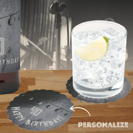 Das Party eines Mannes im Stile eines Schwarzen Me Untersetzer